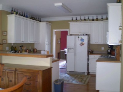 armrios de cozinha pintados, antes da foto