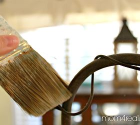 how to clean your chandeliers and light fixtures in minutes, cleaning tips, lighting, Simply brush around the cuves and crevises and knock the dust off