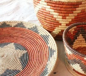 aging new indian baskets to look old, crafts, These are simple Indian Style baskets from an import store