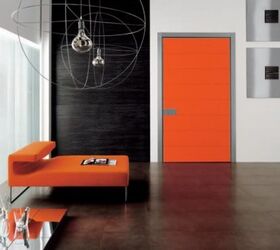 orange door, doors