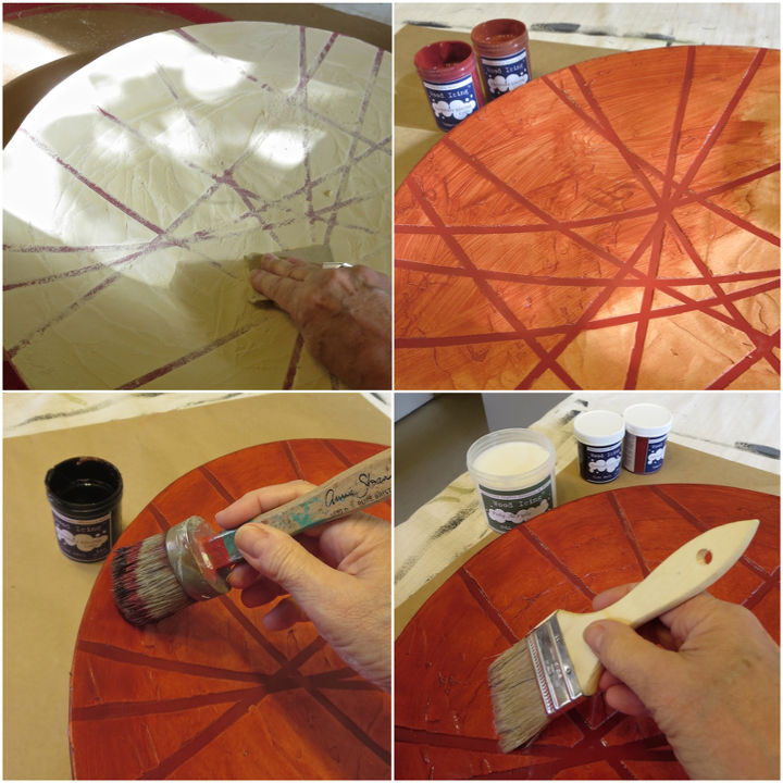 diy ikea hack bowl usando wood icing chalk paint y skinny tape