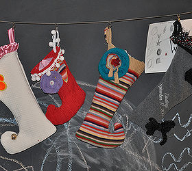 turn sweaters into amazing christmas stockings upcycled project, christmas decorations, repurposing upcycling, seasonal holiday decor, The possibilities are limited only by the size of your Goodwill bag throw aways So cute