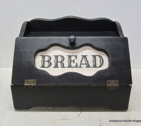 makeover mondays trashy bread box makeover, crafts, painting, repurposing upcycling, After