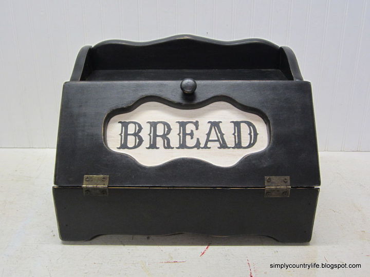 makeover mondays trashy bread box makeover, crafts, painting, repurposing upcycling, After