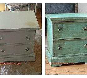 the best diy s upcycled furniture projects and tutorials by redoux, painted furniture, repurposing upcycling, Update an old Nightstand with CeCe Caldwell s paints Glaze and their magic Aging Dust I show you step by step how to get his look