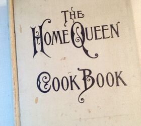 vintage items for home decor, home decor, repurposing upcycling, Home Queen cook book Love the vintage graphics BellaRosaAntiques com