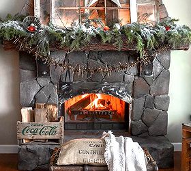 expect the unexpected with this junker s christmas home tour, seasonal holiday d cor, wreaths, And because it s nice to see the entire firep