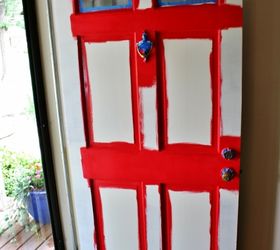how to paint a front door, doors, painting, Then paint horizontal areas