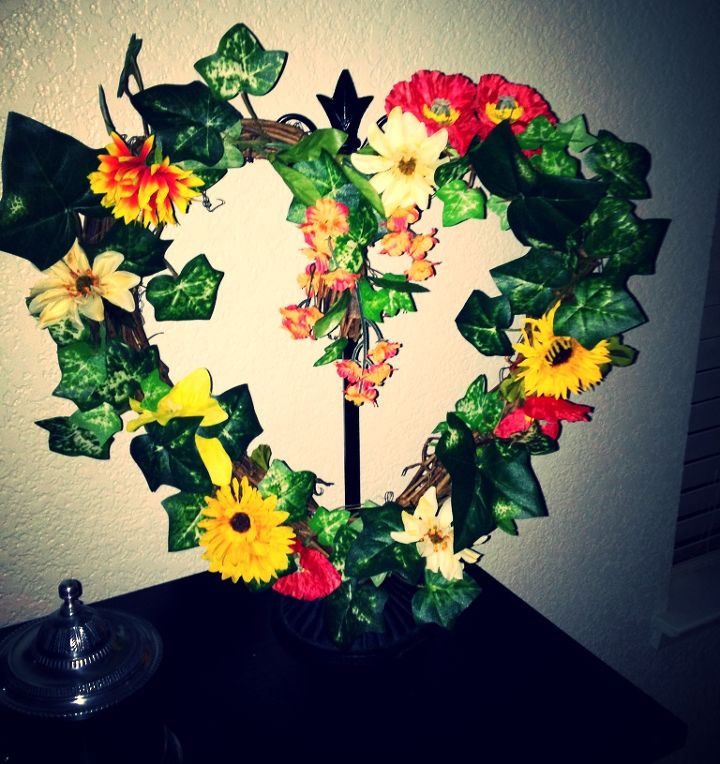hand made wreath, crafts, wreaths, My Summer wreath