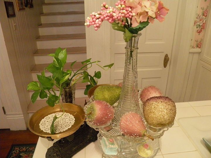 por fin he empezado a hacer mis flores de plato y torres de cristal que, Parte superior del t tem