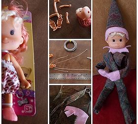 diy pixie elf on shelf, christmas decorations, crafts, seasonal holiday decor