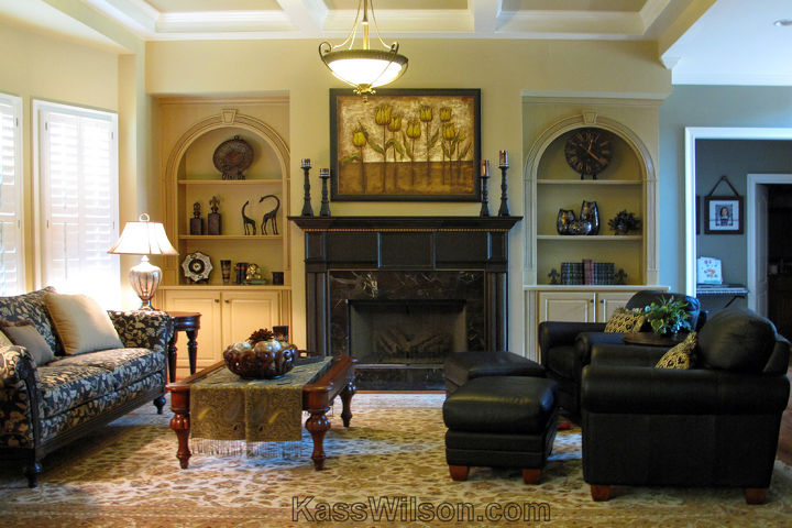 what designers know, home decor, COMPLETED Notice how the same furniture was used yet the room appears warm and elegant