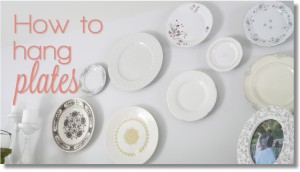 budget home decorating, flowers, home decor, Thrift Store Plates focal wall and how to hang plates on a wall