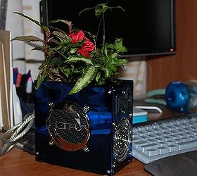 Power up Your Desk With This Techie Planter