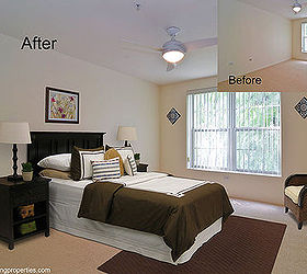 virtual staging before amp after photo of the week, bedroom ideas, electrical, home decor, Virtually Staged Master Bedroom