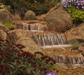 tis a privilege to live in colorado, outdoor living, ponds water features, Come sit and relax next to this pondless waterfalls and let the cares of the day melt away