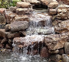pond rehab medinah il, outdoor living, ponds water features, one waterfall complete