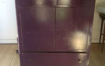 THE DREADED PURPLE CABINET/DRESSER!  What to do?