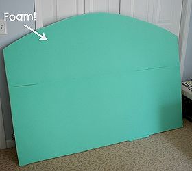 how to make a shaped upholstered headboard, reupholster