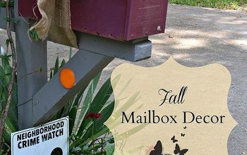 Fall Started With Our Mailbox!