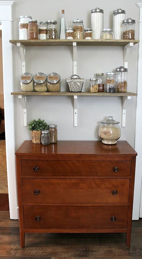 open shelving pantry, closet, home decor, kitchen design, shelving ideas