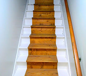 Painted Staircase - Bare Wood 'Runner'