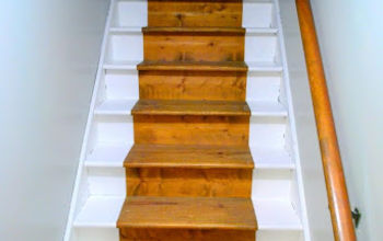 Painted Staircase - Bare Wood 'Runner'