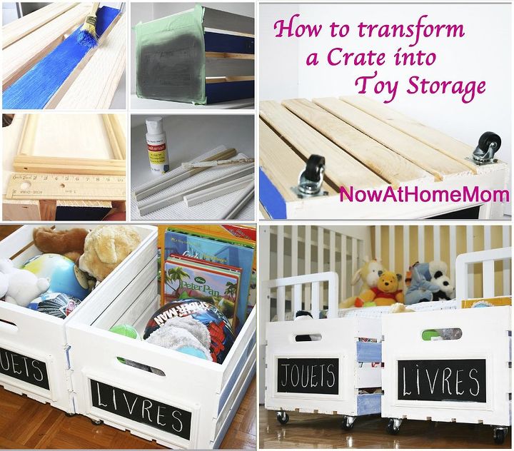 how to transform crates into beautiful functional storage, cleaning tips, repurposing upcycling, storage ideas, How to easily Transform Crates into functional storage