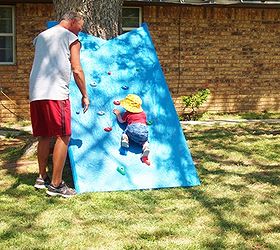 make the little one in your life a climbing wall for less than 50, diy, how to, outdoor living, woodworking projects