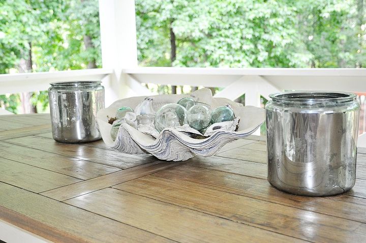 quick and easy diy mercury glass, crafts