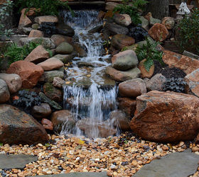 backyard renovation, landscape, outdoor living, patio, ponds water features, porches, And we love the pondless waterfall we can hear it from the screen porch and even from the den when the doors are open