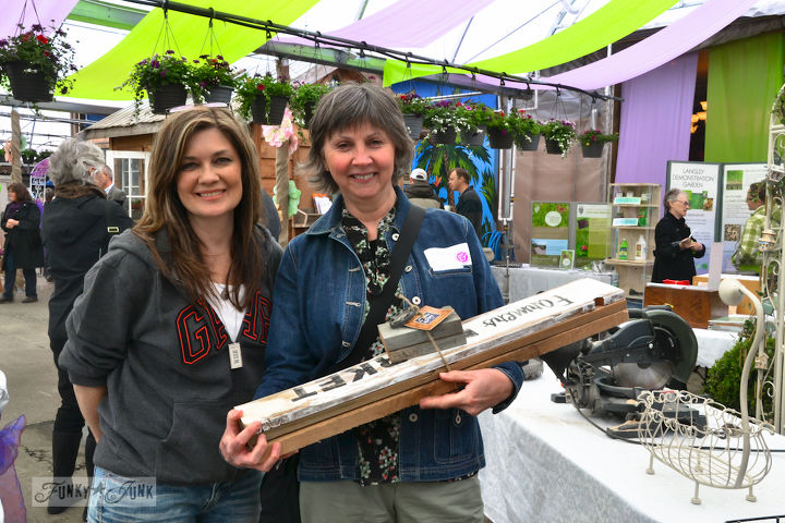 outrageous garden features and toolkit making ht meetup at milner, flowers, gardening, perennials, repurposing upcycling, My job was to encourage women with a couple talks one being how to build beginner toolboxes It was so exciting to watch the enthusiasm