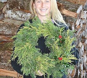 make your own christmas wreath with giveaway of a stylish p allen smith wreath, christmas decorations, crafts, seasonal holiday decor, wreaths