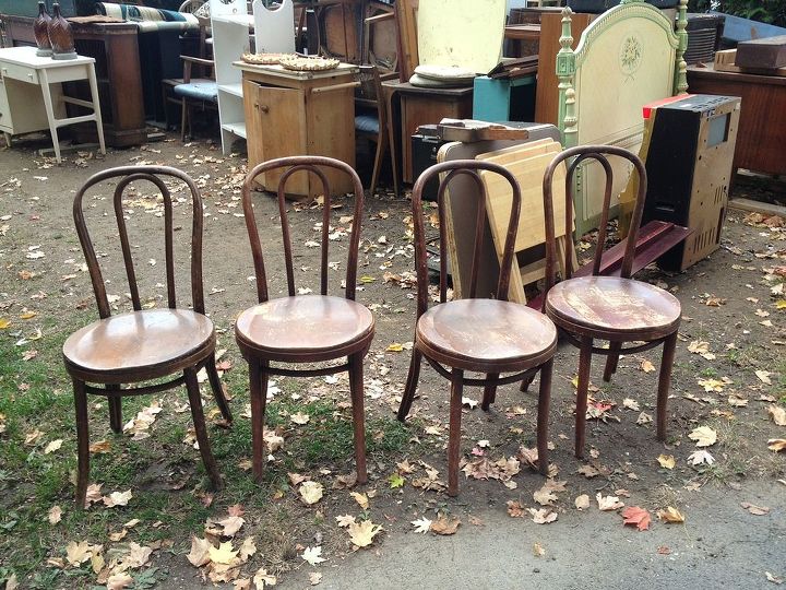 bought 4 thonet bentwood chairs and would love some more info, painted furniture