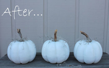 How to keep a white pumpkin...white!