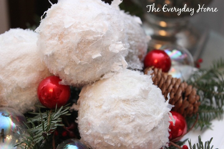 how to make snowball christmas ornaments, christmas decorations, crafts, seasonal holiday decor