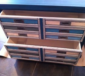 file cabinet re purpose into a mock printer s cabinet for storage, painted furniture, repurposing upcycling, storage ideas