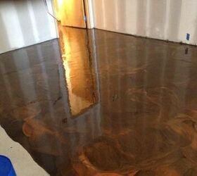 featured photos, We covered the base color with a mix of coffee and brass metallic pigments suspended in clear epoxy