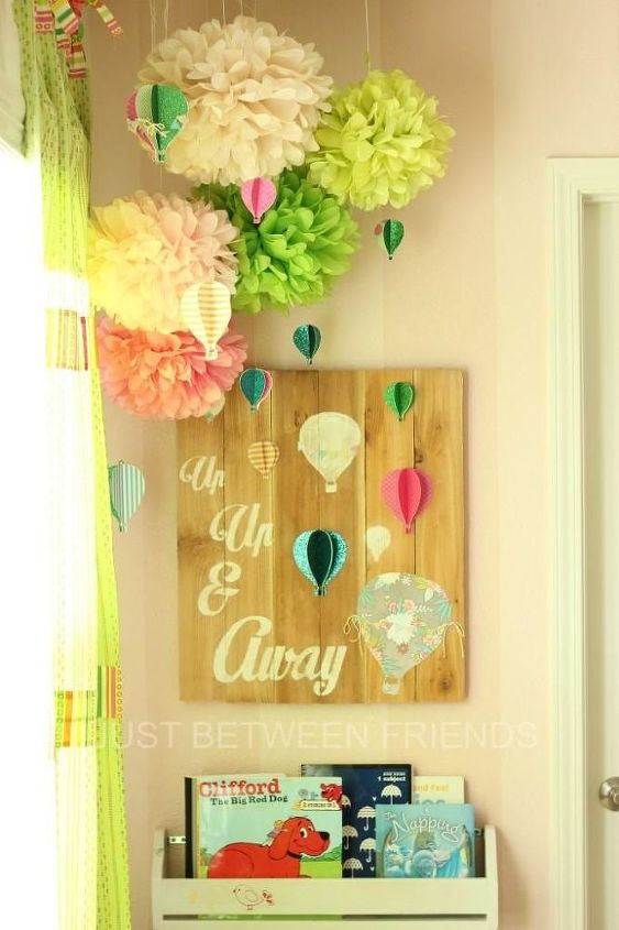 10 diy upcycling home decor projects that inspired me this week, crafts, home decor, repurposing upcycling, 2 Just Between Friends This art work transforming from 2D to 3D is super creative and I love this idea for a child s room