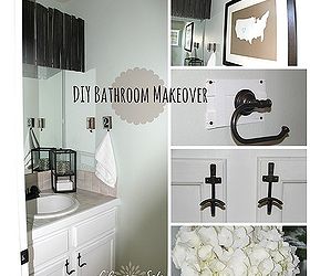 diy bathroom makeover, bathroom ideas, home decor