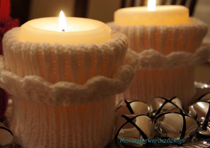 candle cozies, christmas decorations, crafts, seasonal holiday decor, Use on real candles for decorative purposes only not when candles are lit for a period of time