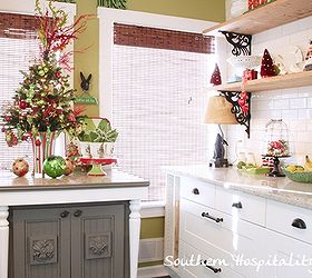 christmas inspiration in the kitchen, christmas decorations, seasonal holiday decor