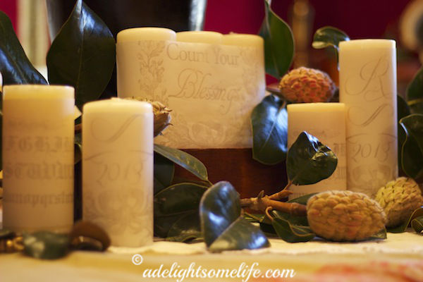 seasonal candle decor thrifty idea, crafts, seasonal holiday decor