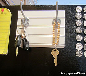 how to make a key hook for your fridge, cleaning tips, organizing