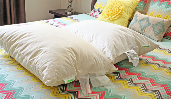 how to clean feather pillows, cleaning tips