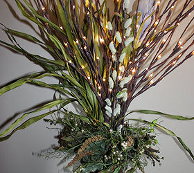 lighted branch arrangement, home decor