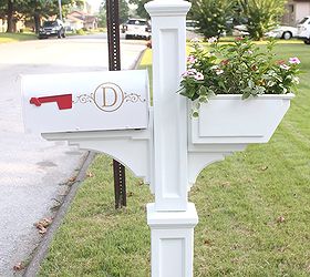 quick easy mailbox makeover, curb appeal, diy, The pretty after photo