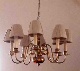 chandelier makeover, lighting, repurposing upcycling, After