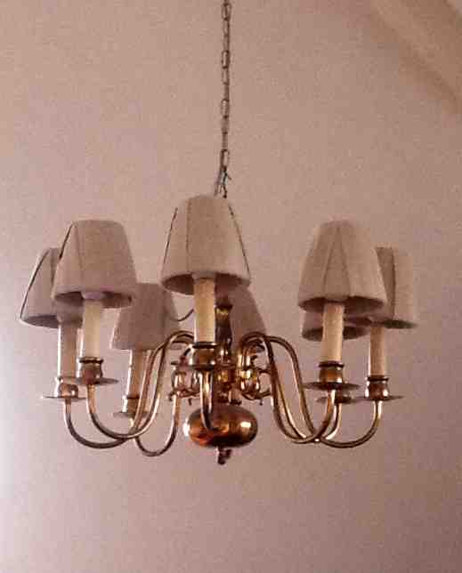 chandelier makeover, lighting, repurposing upcycling, After