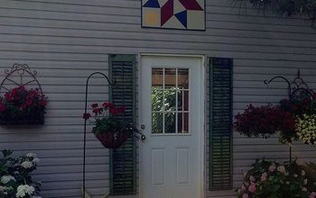 Painting a Barn Quilt for Your Garden Shed